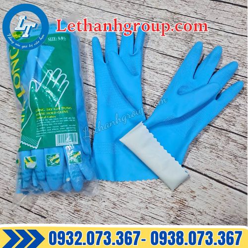 găng tay cao su nam long màu xanh giá sỉ cực rẻ cho đại lý