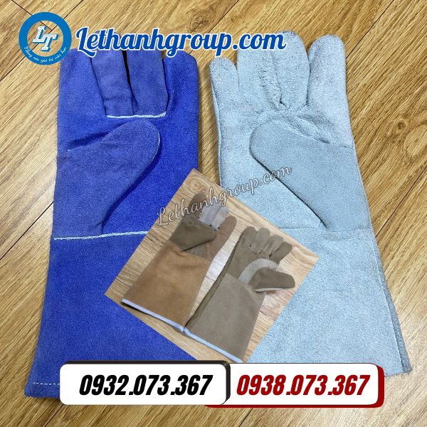 găng tay da hàn dài giá rẻ đủ màu