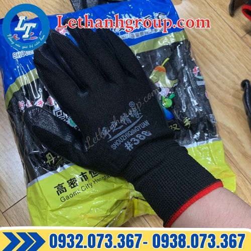 găng tay phủ sơn đen 388 giá rẻ nhất tphcm