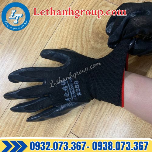 găng tay phủ sơn đen giá sỉ bao 960 đôi