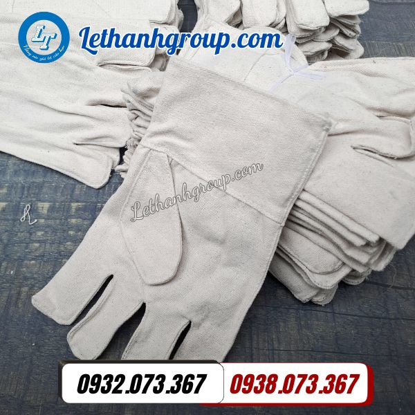 găng tay vải bạt 2 lớp dày bền đủ size giá sỉ gốc xưởng