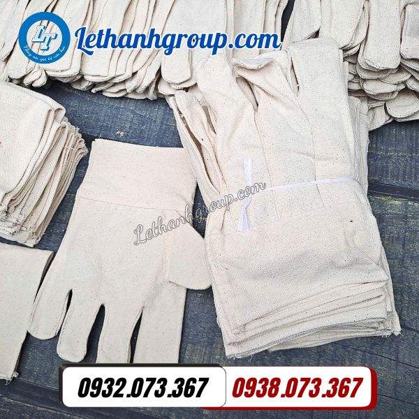 găng tay vải bạt giá sỉ rẻ bó 10 đôi
