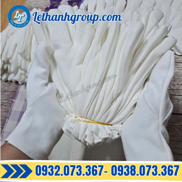 găng tay vải cotton giá sỉ bao 500 đôi