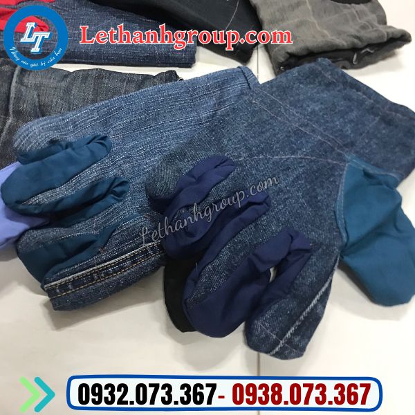 găng tay vải jean chịu nhiệt giá sỉ rẻ chất lượng cao tphcm