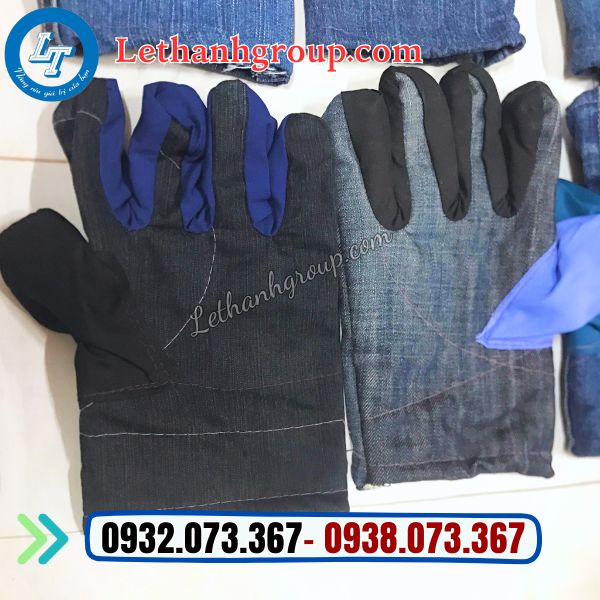 găng tay vải jean dày giá sỉ lẻ cạnh tranh