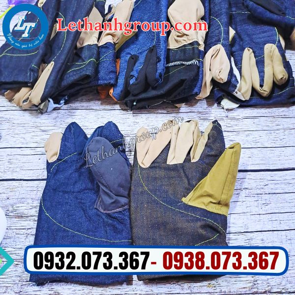 găng tay vải jean giá bỏ sỉ rẻ miễn ship hcm