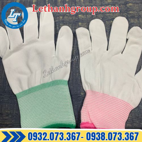 găng tay vải mỏng dệt kim đủ màu giá sỉ tốt cho công nhân