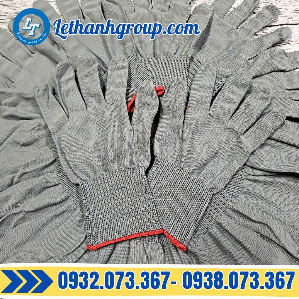 găng tay vải mỏng màu hàng đẹp đóng bao 500 đôi