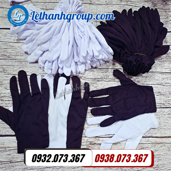 găng tay vải thun đủ màu giá rẻ