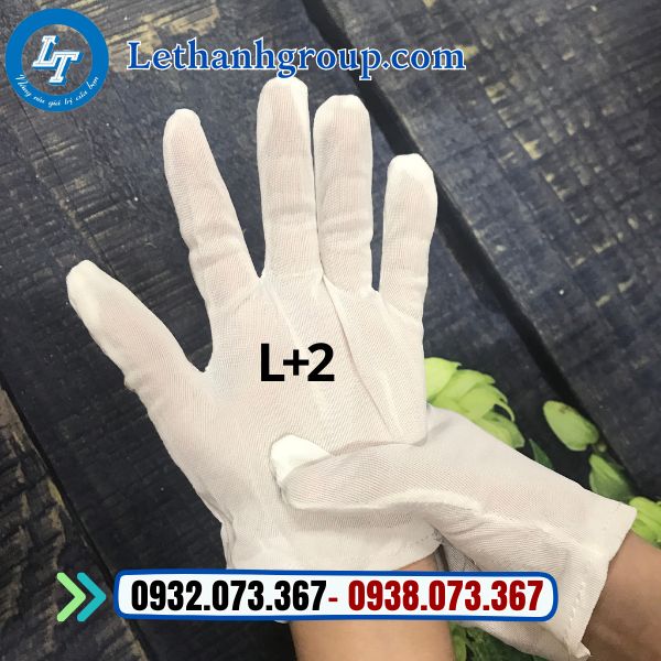 giá sỉ rẻ bao tay thun trắng mỏng l+2