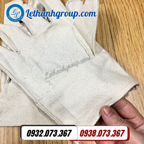 gia ssir rẻ găng tay bảo hộ vải bạt số 7