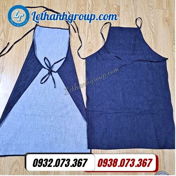 giá sỉ rẻ tạp dề vải jean may sẵn