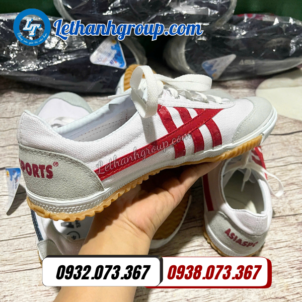 giầy asia sọc đỏ xanh giá rẻ cho shop giày dép