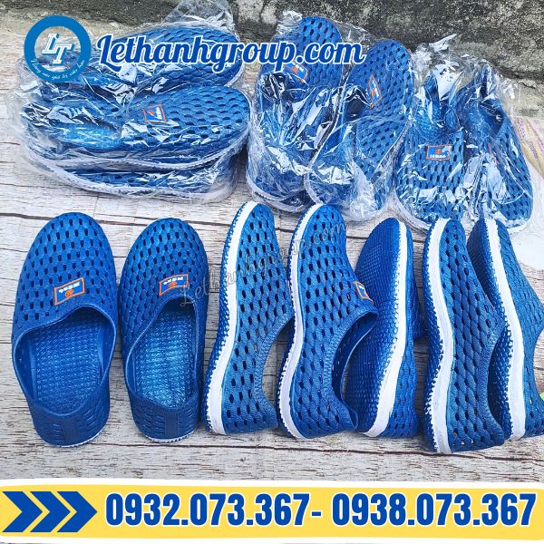 giày bít mũi hoa san xanh giá rẻ giao nhanh