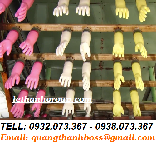 GĂNG TAY CAO SU LÊ THANH