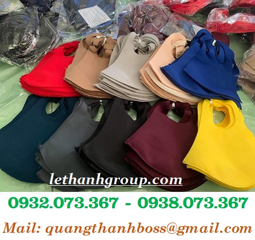 KHẨU TRANG VẢI SU NHIỀU MÀU
