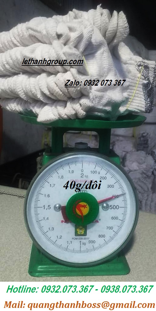 BAO TAY LEN KEM TRỌNG LƯỢNG 40G/ĐÔI