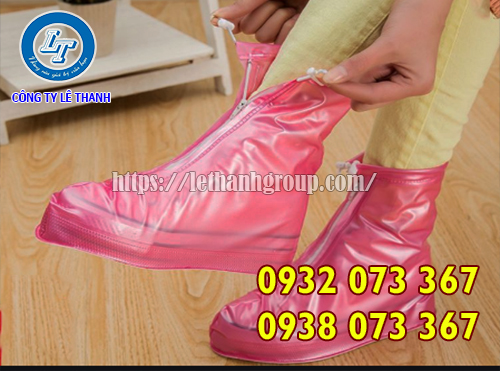 BỌC GIÀY ĐI MƯA. ĐI PHƯỢT THỜI TRANG GIÁ RẺ BỌC GIÀY ĐI MƯA MÀU HÔNG