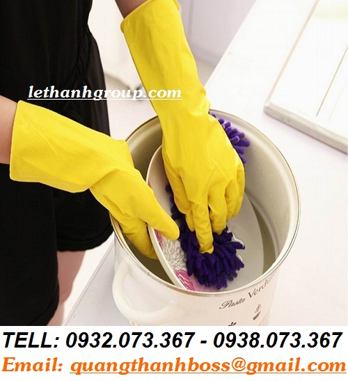 GĂNG TAY CAO SU RỬA CHÉN