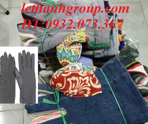 găng tay vải jean