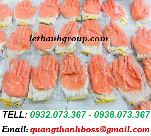 BAO TAY NHÚNG NHỰA CAM