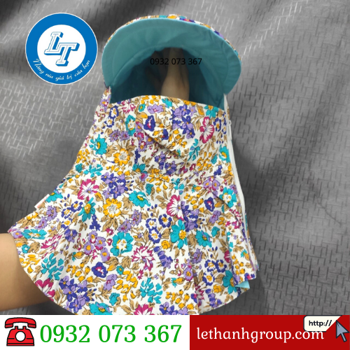 Mũ chống nắng kèm khẩu trang cho nữ giá rẻ tại xưởng mũ trùm đầu chống nắng có khẩu trang