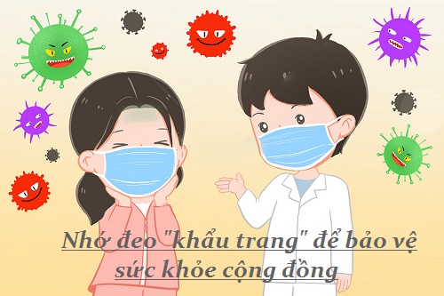 CÙNG ĐEO KHẨU TRANG BẢO VỆ BẢN THÂN