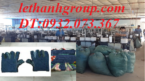 găng tay vải jean