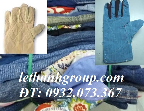 Găng tay vải jean