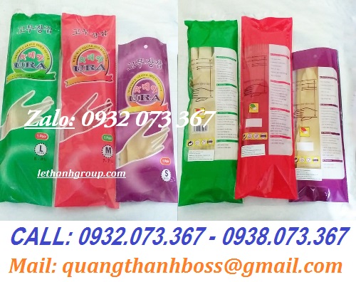 CÁC SIZE GĂNG TAY CÁO SU HÀN QUỐC