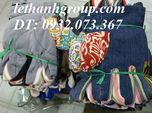 Găng tay vải jean