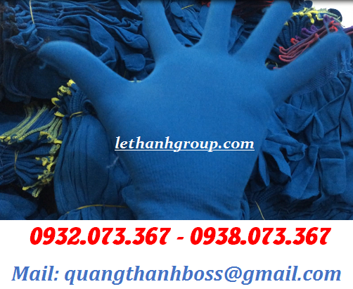 GĂNG TAY VẢI MỎNG XANH ĐẬM