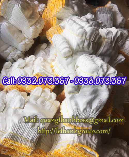 GĂNG TAY LEN KEM TRẮNG GĂNG TAY LEN KEM TRẮNG
