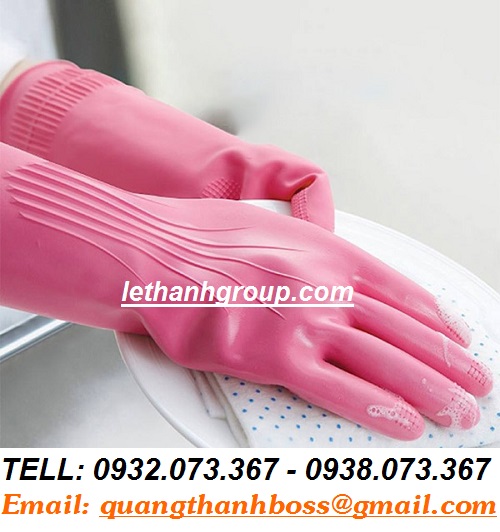 GĂNG TAY CAO SU RỬA CHÉN
