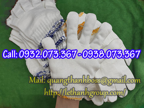 GĂNG TAY LEN KEM TRẮNG SỢI POLY GĂNG TAY LEN KEM TRẮNG SỢI POLY