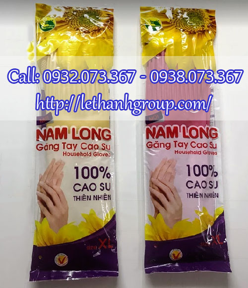 GĂNG TAY CAO SU NAM LONG GĂNG TAY CAO SU NAM