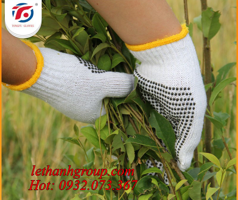 găng tay len nhúng nhựa