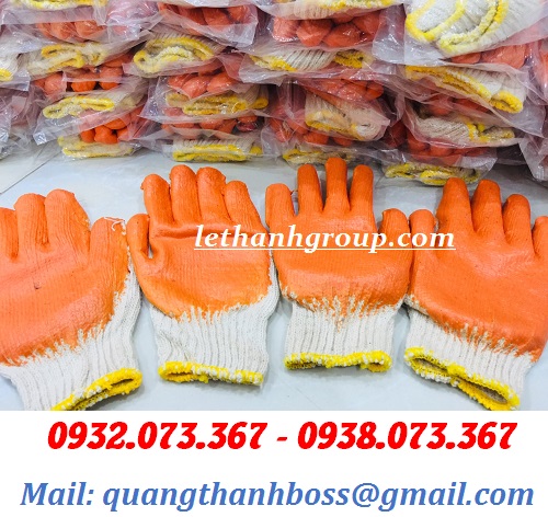 GĂNG TAY NHÚNG NHỰA MÀU