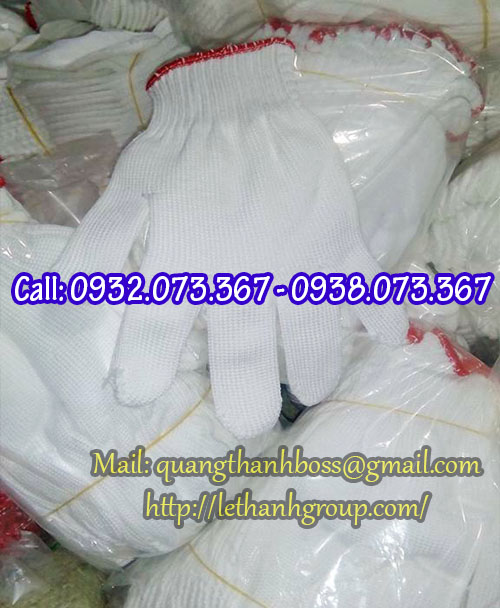 GĂNG TAY LEN KEM TRẮNG GĂNG TAY LEN KEM TRẮNG