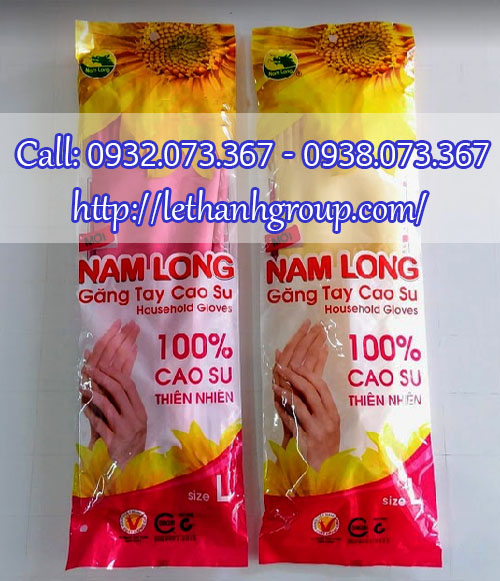 GĂNG TAY CAO SU NAM LONG SIZE L GĂNG TAY CAO SU NAM LONG