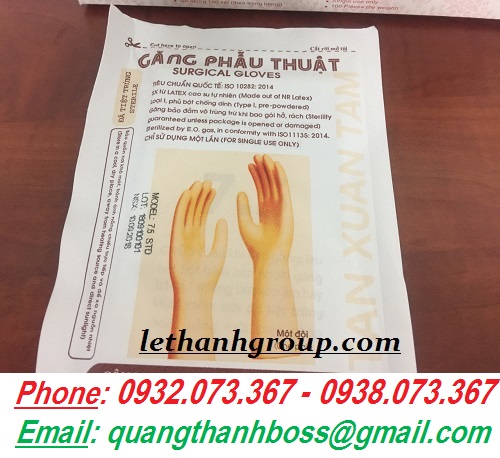 GĂNG TAY PHẪU THUẬT TIỆT TRÙNG