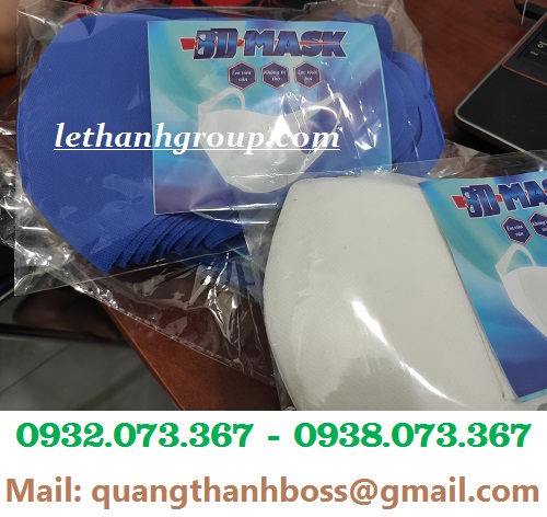 KHẨU TRANG VẢI T TẾ TEM 3D