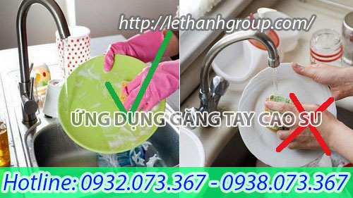 ứng dụng găng tay cao su Nam Long ứng dụng găng tay cao su Nam Long