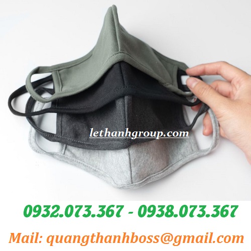 KHẨU TRANG VẢI KHÁNG KHUẨN NHIỀU MÀU