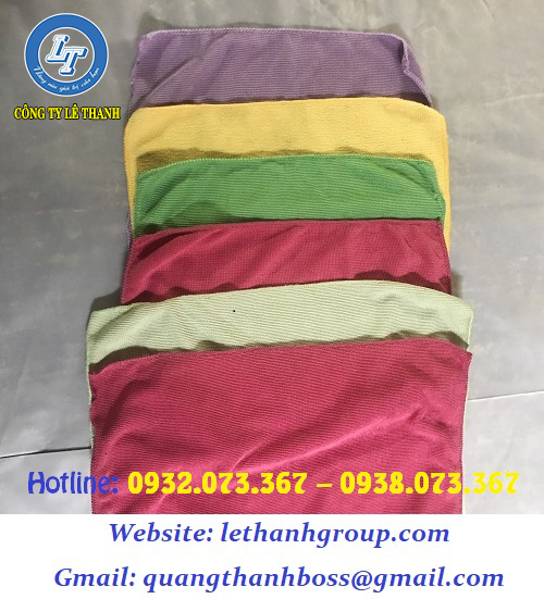 LỢI ÍCH KHĂN LAU DẦU NHỚT MICROFIBER - XƯỞNG KHĂN GIÁ RẺ KHĂN LAU ĐA NĂNG NHIỀU MÀU