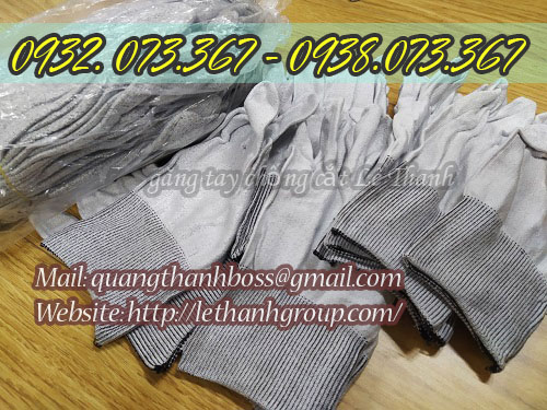 găng tay chống cắt màu xám găng tay chống cắt màu xám