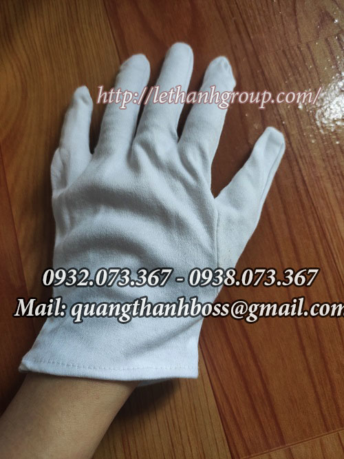 GĂNG TAY COTTON TRẮNG GĂNG TAY COTTON TRẮNG