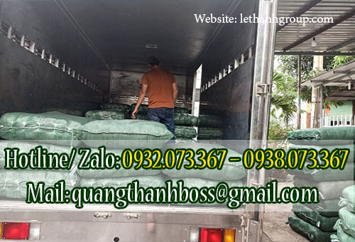 GĂNG TAY POLY TRẮNG CHẤT LÊN XE TẢI GIAO HÀNG