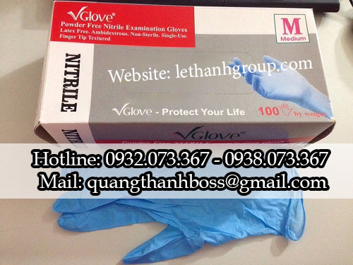 GĂNG TAY VGLOVE XANH GĂNG TAY VGLOVE XANH