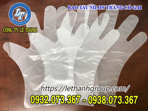 BAO TAY NILON TRẮNG CÓ GAI, GIÁ TỐT NHẤT BAO TAY NILON